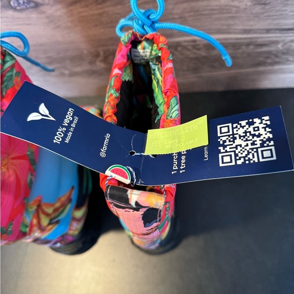 NWT FARM Rio Black Chevron Forest Puffy Tall Boot Womens 8.5 - Picture 9 of 16